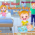 Bé Hazel trông em bé - Baby Hazel newborn baby