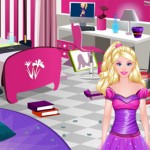 Công chúa Barbie dọn dẹp nhà cửa