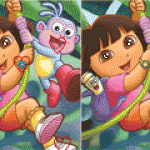 Tìm điểm khác nhau trong Dora thám hiểm