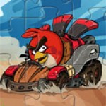 Ghép hình Angry Birds - Angry Birds Race Puzzle