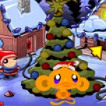 Chú khỉ buồn: Cây thông Noel - Monkey GO Happy Xmas Tree